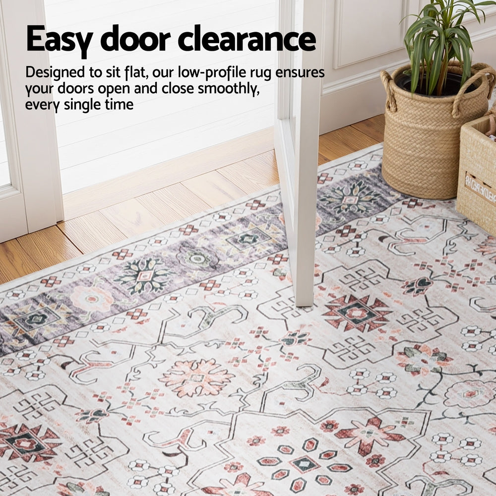 Dalibor 160x230cm Washable Floor Rug  Large Area Rug Modern Living Room Carpet - Beige
