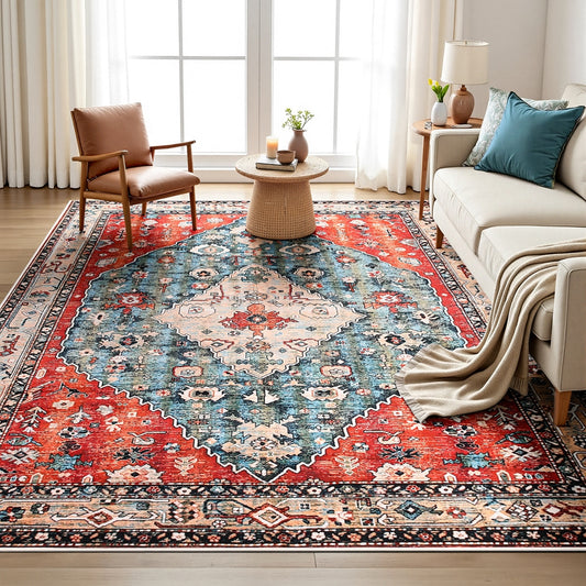 Iveta 240x340cm 240x340cm Floor Rug Large Washable Area Rug Modern Living Room Carpet Mat