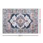 Hynek 160x230cm Floor Rug  Large Washable Persian Area Rug Living Room Carpet - Blue