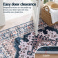 Hynek 160x230cm Floor Rug  Large Washable Persian Area Rug Living Room Carpet - Blue