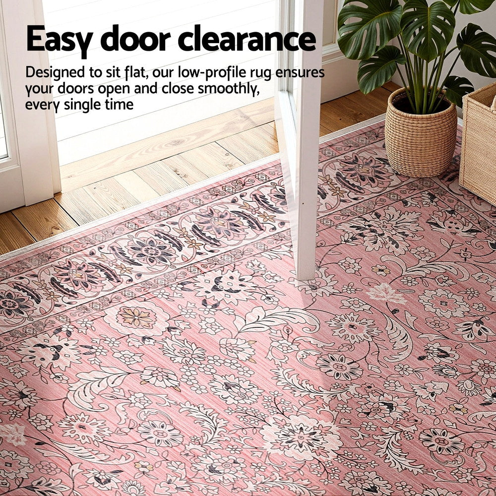 Jitka 200x290cm Floor Rug Large Washable Area Rug Vintage Living Room Carpet