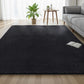 Lumir 200x290cm Lumir 200x290cm Floor Rug Plush Area Shaggy Rug Living Room Bedroom Carpet Black Black