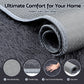 Lumir 200x290cm Floor Rug  Plush Area Shaggy Rug Living Room Bedroom Carpet - Grey