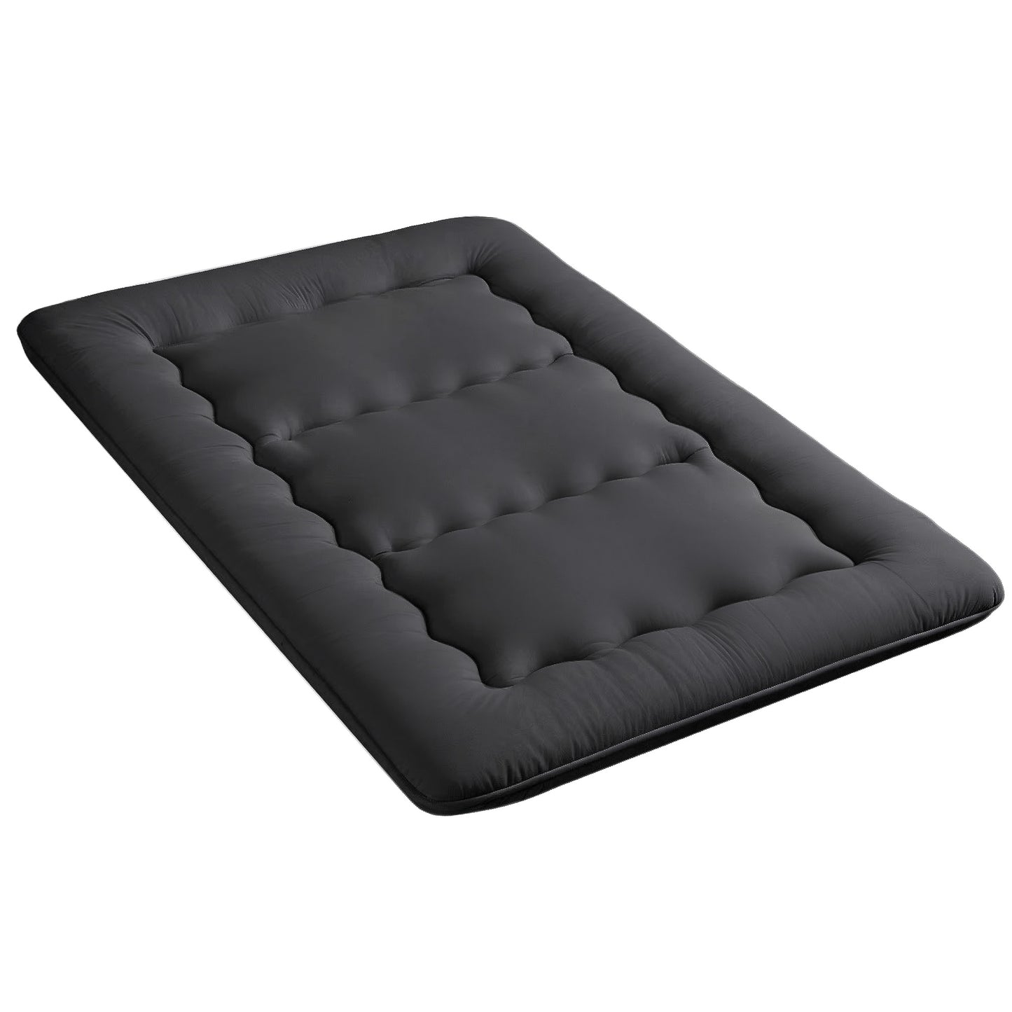 Oisin 10cm Japanese Floor Mattress Foldable Futon Mattress Washable Cover Straps