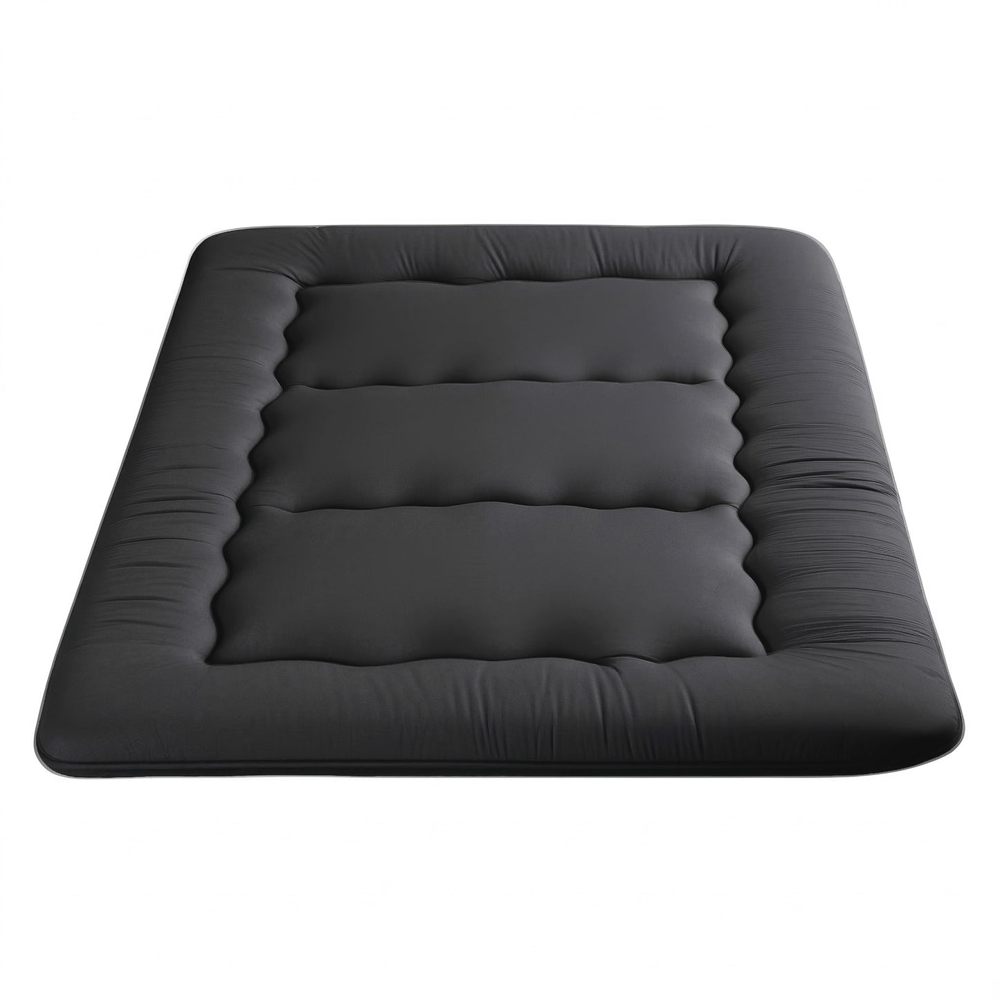 Oisin 10cm Japanese Floor Mattress Foldable Futon Mattress Washable Cover Straps
