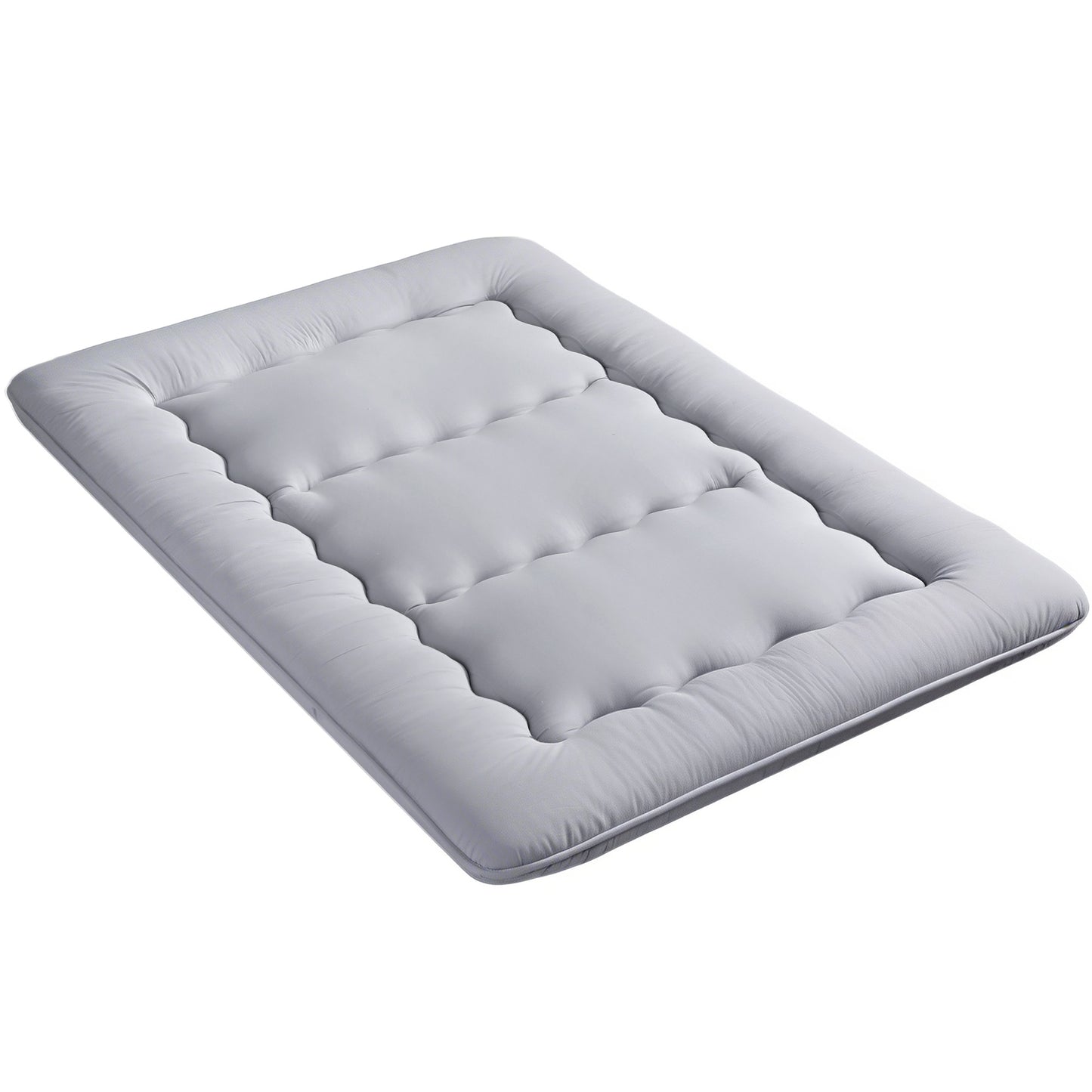 Oisin 10cm Japanese Floor Mattress Foldable Futon Mattress Washable Cover Straps