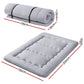Oisin 10cm Japanese Floor Mattress Foldable Futon Mattress Washable Cover Straps