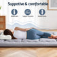 Oisin 10cm Japanese Floor Mattress Foldable Futon Mattress Washable Cover Straps