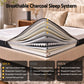 Reverie 18cm Memory Foam Mattress Dual Feel Reversible Charcoal Foam - King