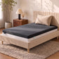 Reverie 18cm Memory Foam Mattress Dual Feel Reversible Charcoal Foam - King Single