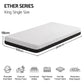 Reverie 18cm Memory Foam Mattress Dual Feel Reversible Charcoal Foam - King Single
