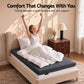 Reverie 18cm Memory Foam Mattress Dual Feel Reversible Charcoal Foam - King Single