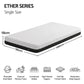 Reverie 18cm Memory Foam Mattress Dual Feel Reversible Charcoal Foam - Single