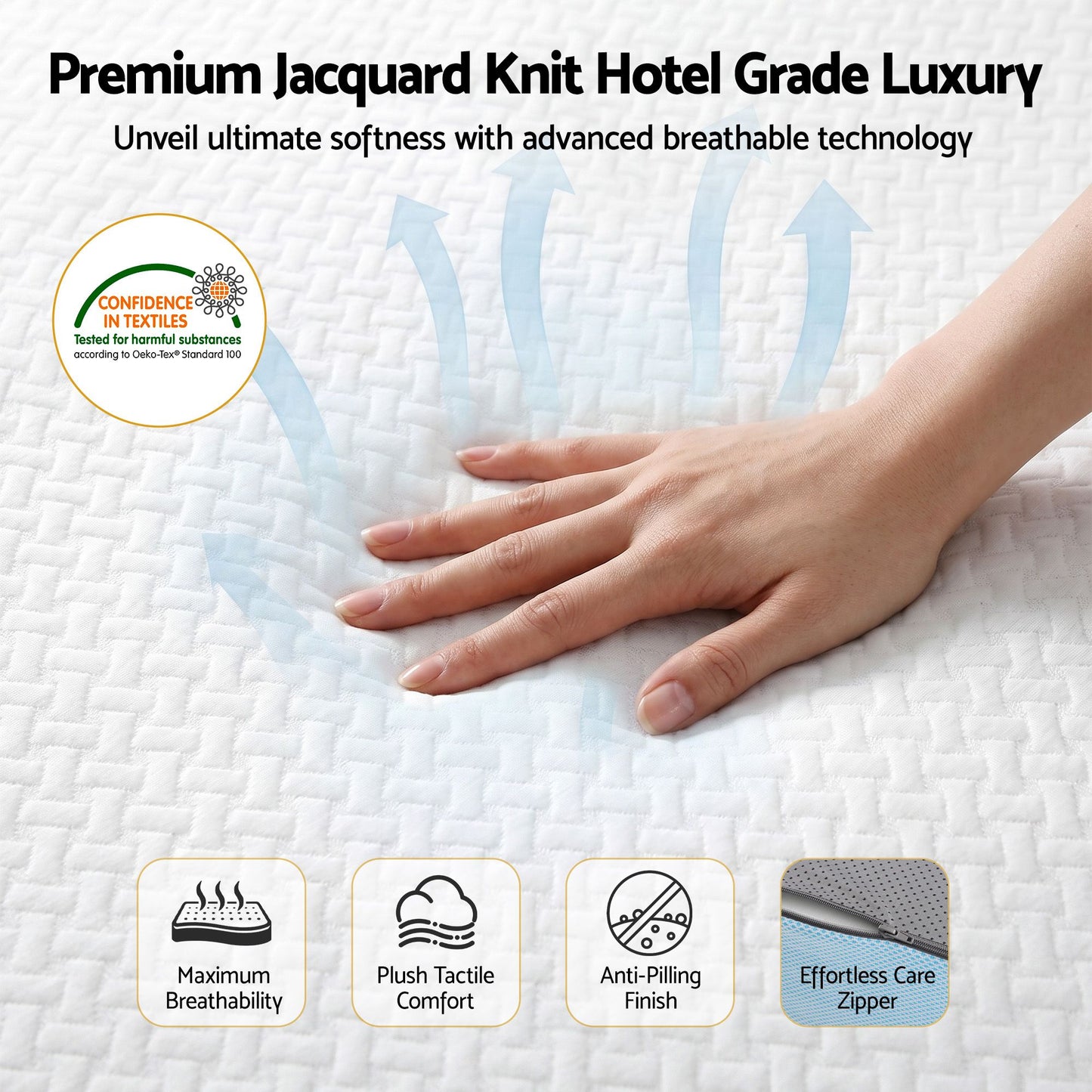 Ortona 22cm Cooling Gel Memory Foam Mattress Medium Firm - Single