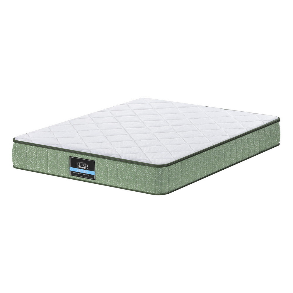 Thoren 25cm Memory Foam Mattress Dual Layer Zipper Cover Cool Charcoal Foam Mattresses - Queen