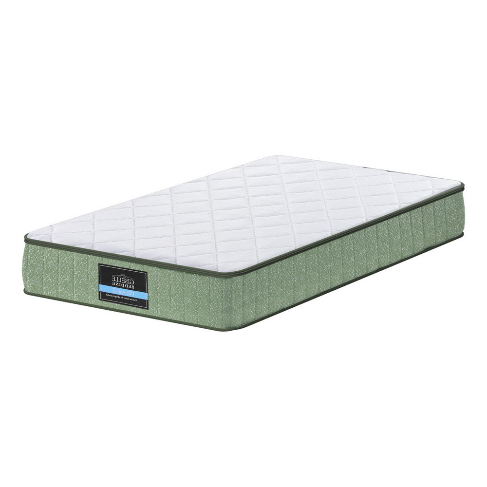 Thoren 25cm Memory Foam Mattress Dual Layer Zipper Cover Cool Charcoal Foam Mattresses - Single