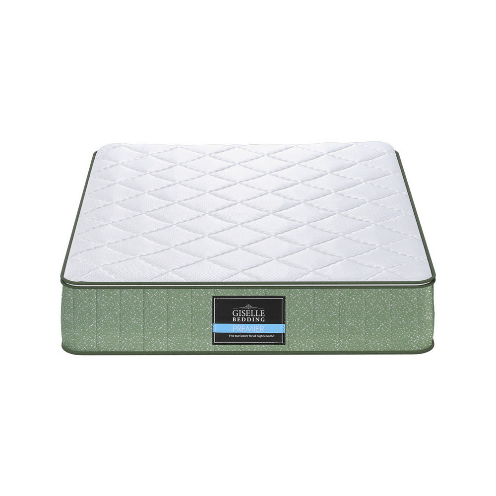 Thoren 25cm Memory Foam Mattress Dual Layer Zipper Cover Cool Charcoal Foam Mattresses - Single