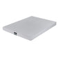 Nyra 15cm Cool Gel Memory Foam Mattress Charcoal 7-Zone Washable Bamboo Cover - Double
