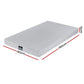 Nyra 15cm Cool Gel Memory Foam Mattress Charcoal 7-Zone Washable Bamboo Cover - Single