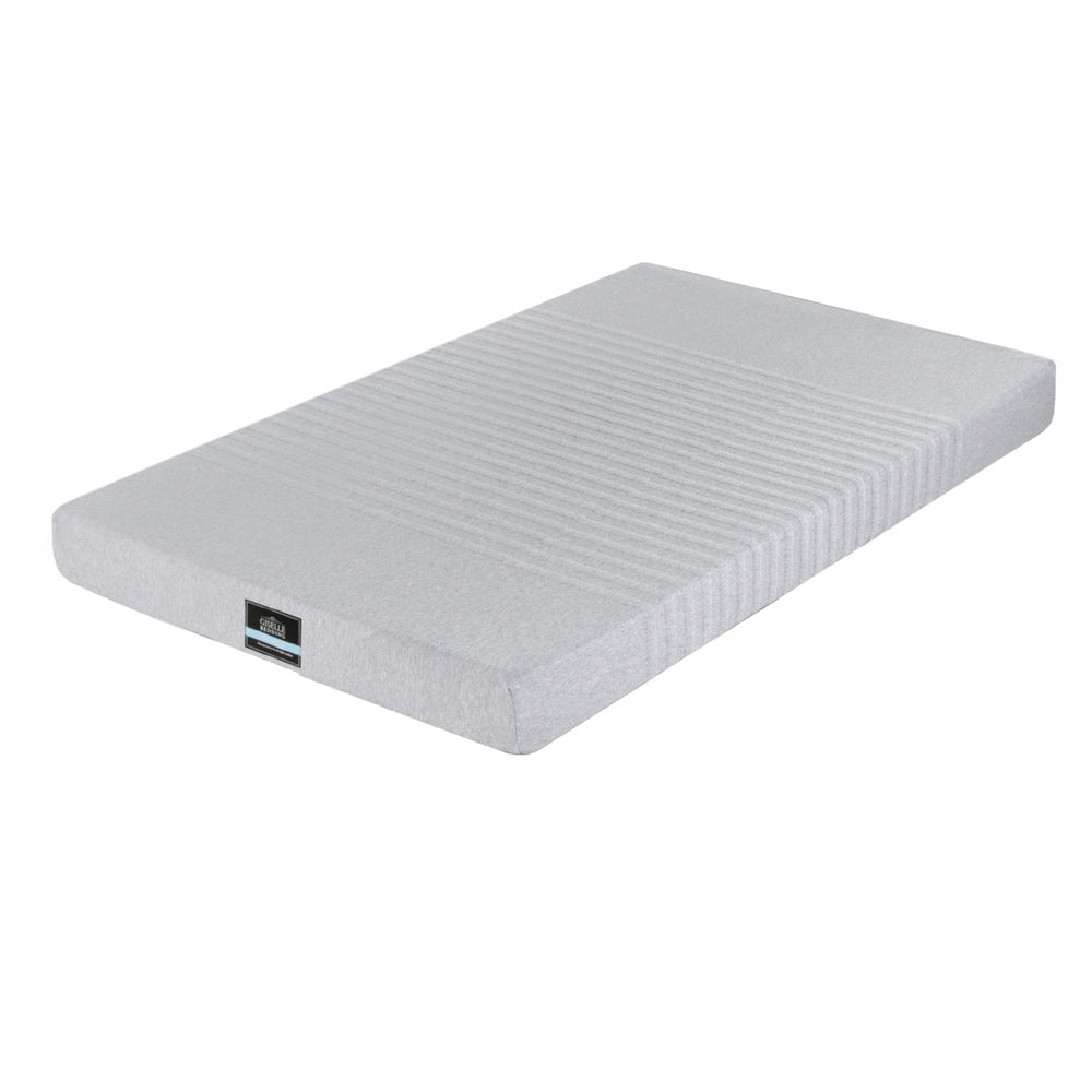 Nyra 15cm Cool Gel Memory Foam Mattress Charcoal 7-Zone Washable Bamboo Cover - Single