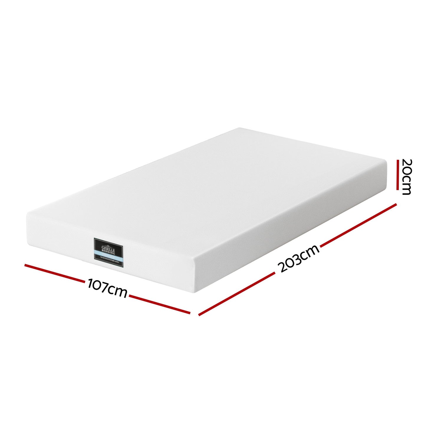Aziel 20cm Memory Foam Mattress Green Tea - King Single