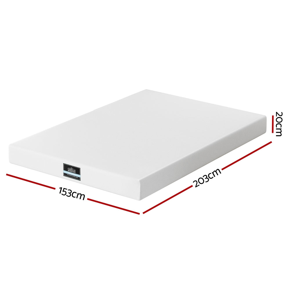 Aziel 20cm Memory Foam Mattress Green Tea - Queen