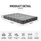 Elsie 25cm Memory Foam Mattress Gel Infused Foam Removable Cover - King