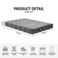Elsie 25cm Memory Foam Mattress Gel Infused Foam Removable Cover - Queen