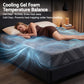 Elsie 25cm Memory Foam Mattress Gel Infused Foam Removable Cover - Queen