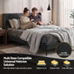 Elsie 25cm Memory Foam Mattress Gel Infused Foam Removable Cover - Queen