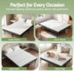 Aeliana Folding Bed with Mattress Queen Portable Foldable Guest Bed Bamboo Cover - Double
