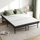 Aeliana Folding Bed with Mattress Queen Portable Foldable Guest Bed Bamboo Cover - Queen