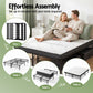 Aeliana Folding Bed with Mattress Queen Portable Foldable Guest Bed Bamboo Cover - Queen