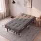 Rinkite Bed & Mattress Package with 15cm Folding Mattress Metal Frame - Black Single