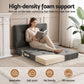 Varek Single Folding Mattress 15cm Foldable Foam Portable Guest Sofa Bed Camping Mat - Single