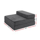 Penelope 12cm Folding Foam Portable Mattress Grey - Single