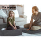 Penelope 12cm Folding Foam Portable Mattress Grey - Single