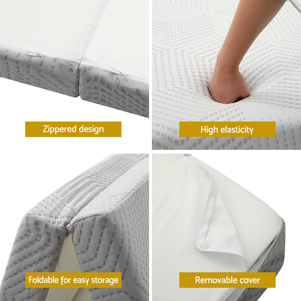 Asteria 3-Foldable Mattress Folding Foam Double - Double
