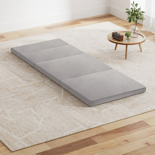 Cerelia Foldable Mattress Folding Sofa Bed 4-fold Sleeping Camping Cushion Mat