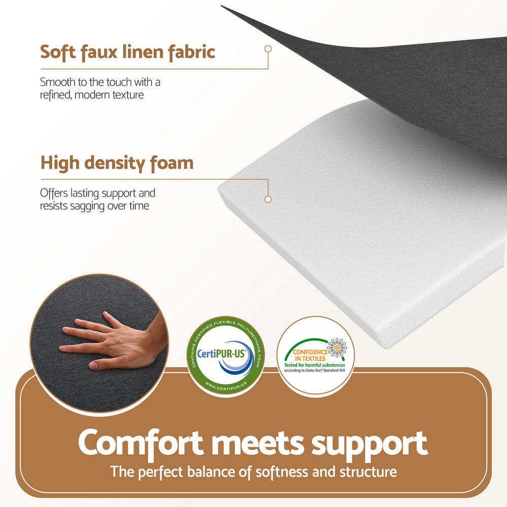 Andrew 12cm Folding Mattress Camping Foldable Portable Mattress Floor Bed - Queen