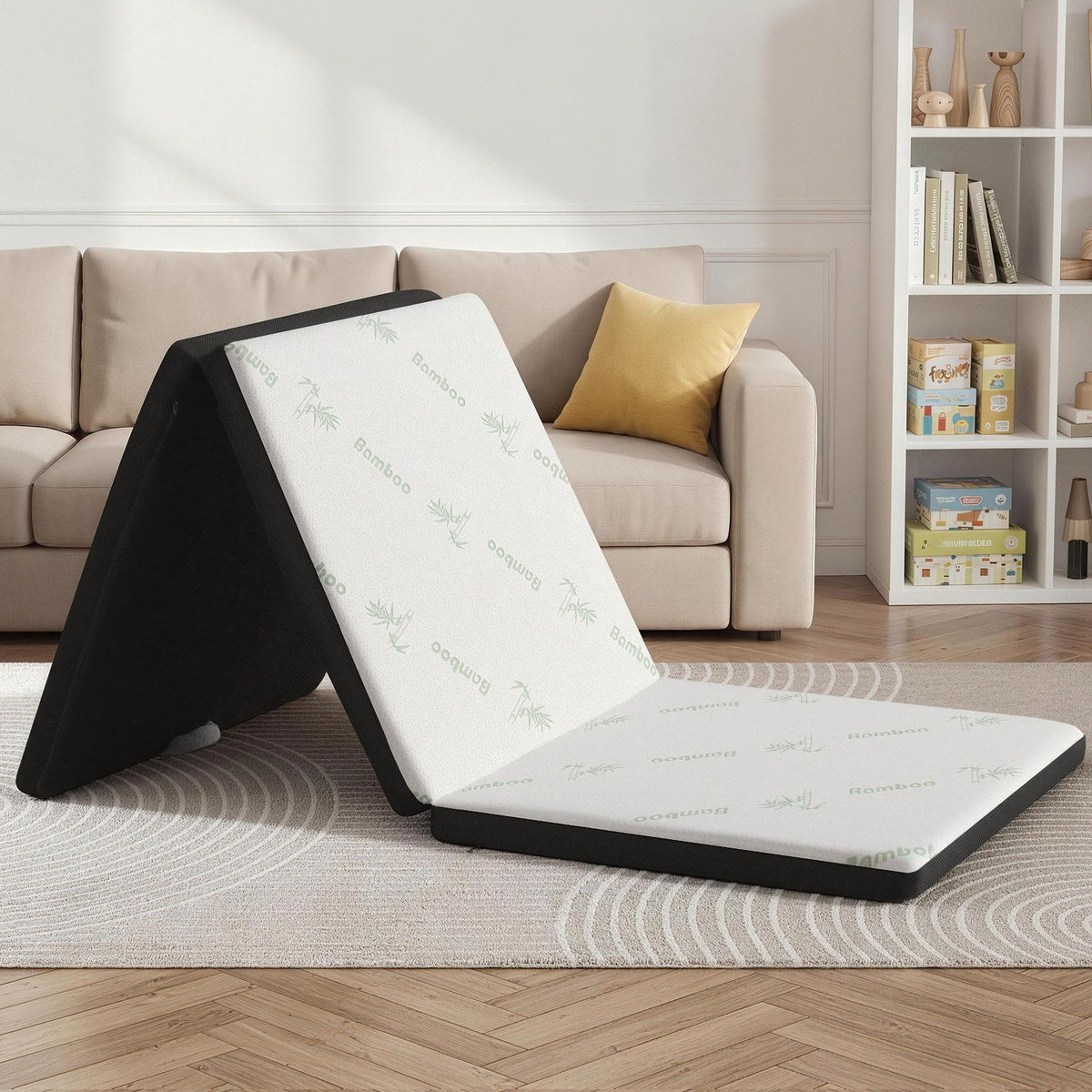 Jessalyn Foldable Mattress Folding Foam Mattresses Bamboo - Single
