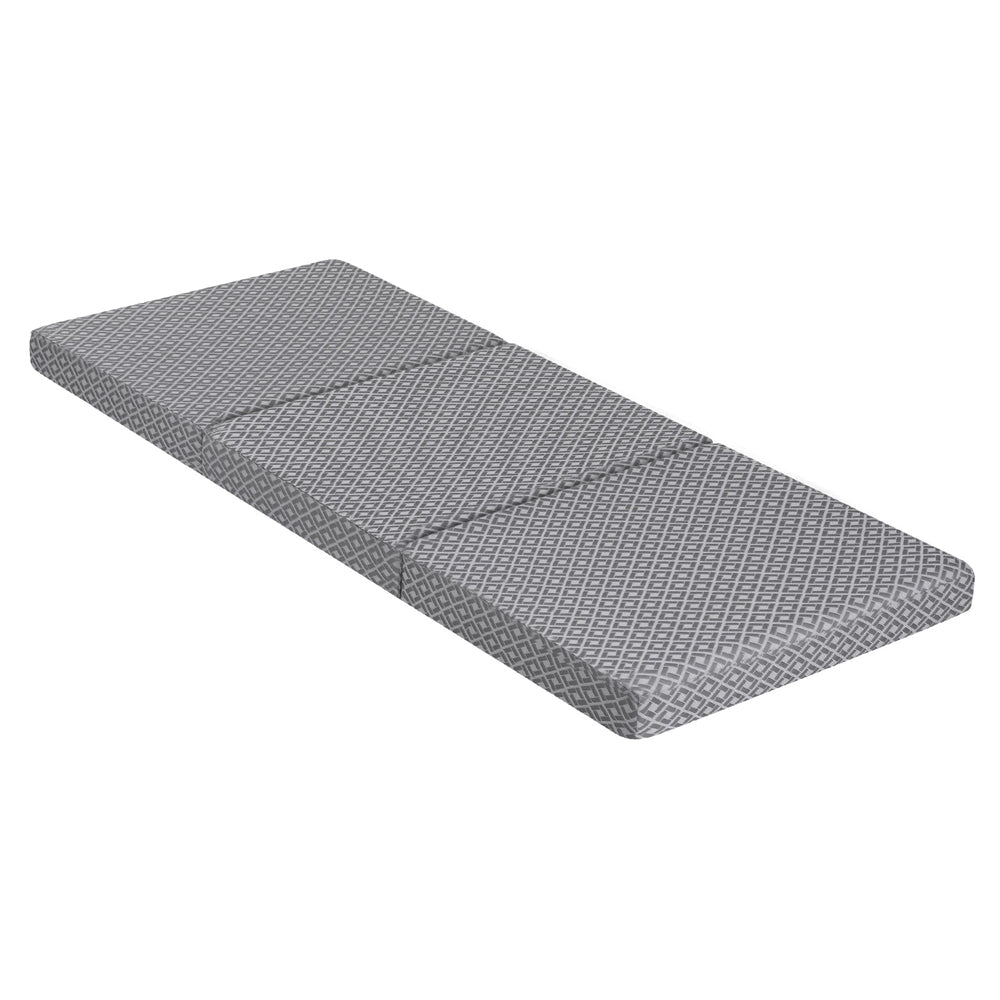 Jessalyn Foldable Mattress Folding Sofa Bed Trifold Memory Foam Camping Cushion Mat