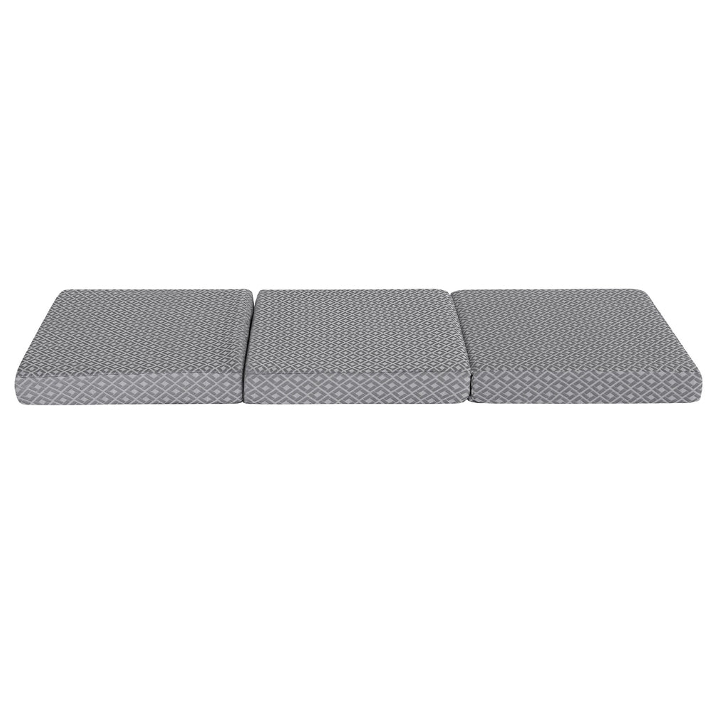 Jessalyn Foldable Mattress Folding Sofa Bed Trifold Memory Foam Camping Cushion Mat