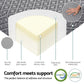 Jessalyn Foldable Mattress Folding Sofa Bed Trifold Memory Foam Camping Cushion Mat