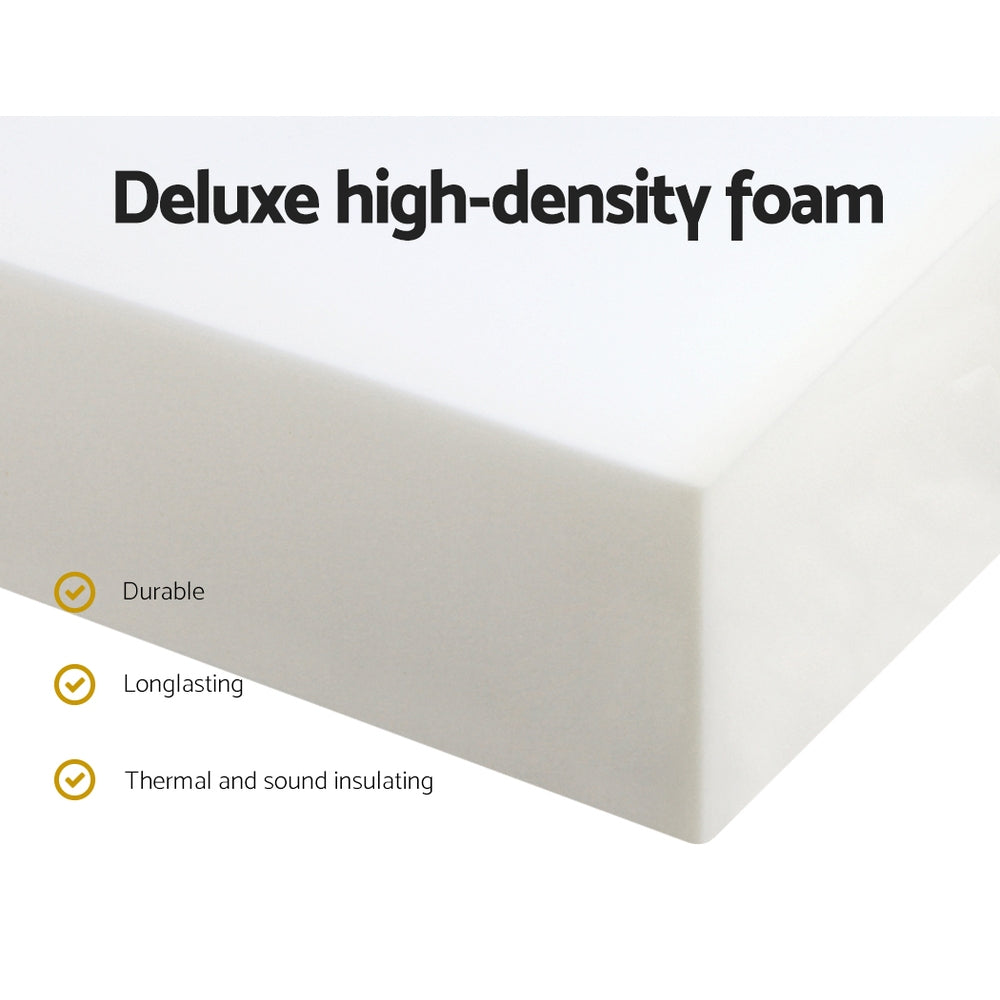 Natalie 10cm Foldable Mattress Folding Portable Bed Camping Mat Queen - Queen