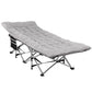 Lumina Folding Bed With Mattress Heavy Duty Grey 185CM - Grey