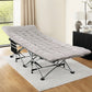 Lumina Folding Bed With Mattress Heavy Duty Grey 185CM - Grey