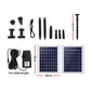 Solar Pond Pump Submersible Water Fountain Kit with 2 Panels 1600L/H