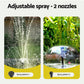 Solar Pond Pump Submersible Water Fountain Kit with 2 Panels 1600L/H