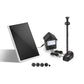 Solar Pond Pump Pool Fountain Battery Garden Outdoor Submersible Kit 4FT